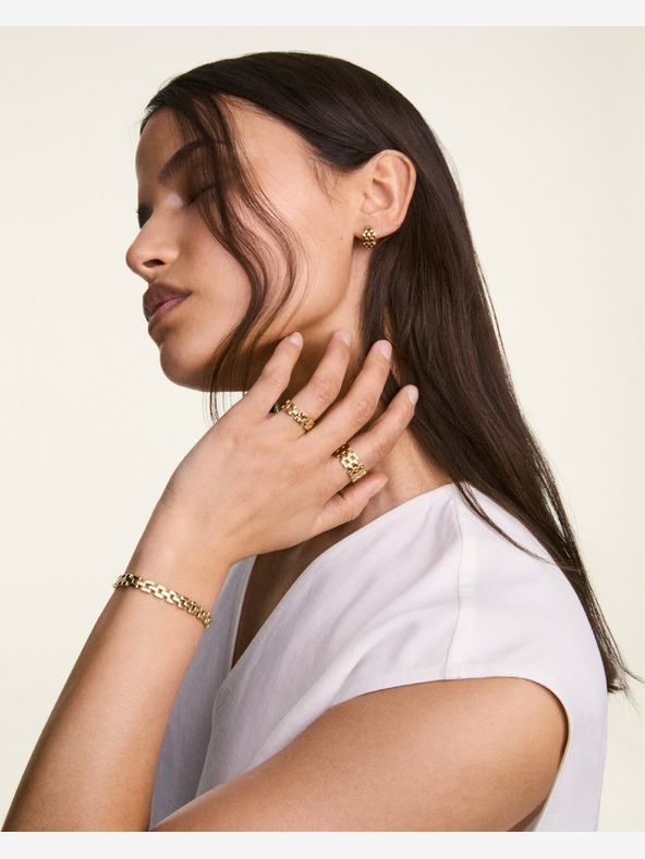 Daniel Wellington Daniel Wellington aranyszínű acélból készült 3-ágú gyűrű