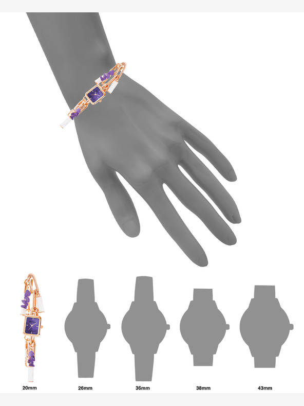 Anne Klein Anne Klein AK/ 4108AMCH női szögletes karóra