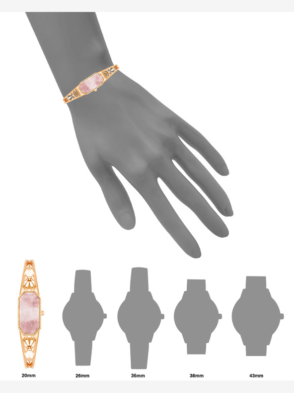 Anne Klein Anne Klein AK/ 4112RQRG női szögletes karóra