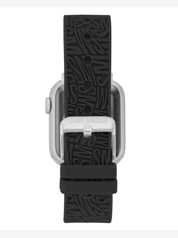 Steve Madden Steve Madden Női fekete szilikon szíj Apple Watch-hoz 38/40/41mm , WS/1003BKSV384041