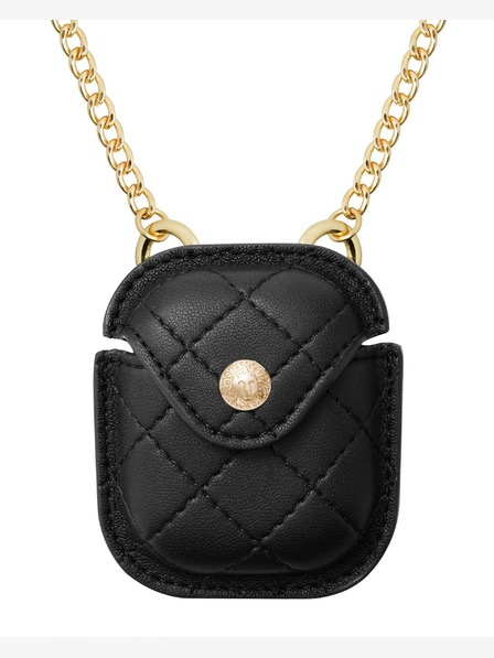 Anne Klein Anne Klein Fekete bőr Apple AirPods Pro fejhallgató tok