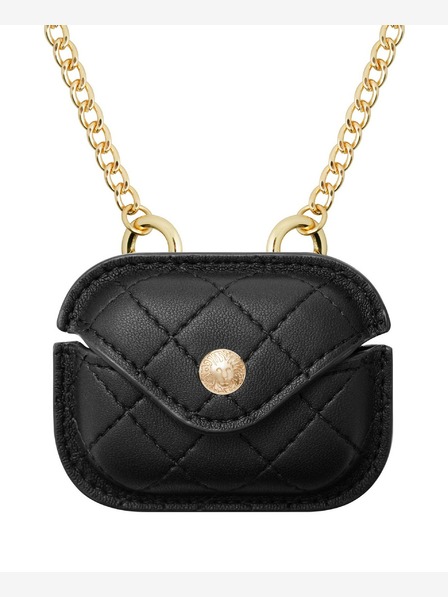 Anne Klein Anne Klein Fekete bőr Apple AirPods Pro fejhallgató tok