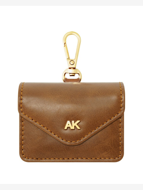 Anne Klein Barna Anne Klein bőrtok Apple AirPods Pro fejhallgatóhoz való bőr tok