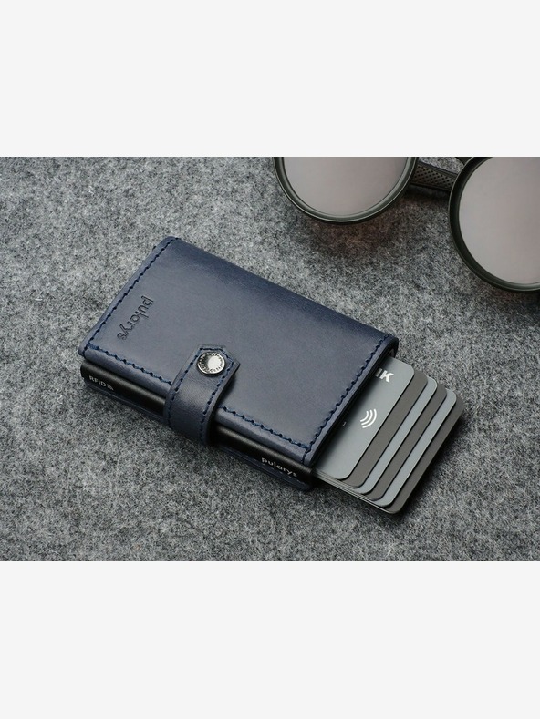 Pularys Pularys férfi bőrtárca Hiker kék 211114104