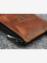 Pularys Pularys Férfi bőr pénztárca Oldtimer Slim Barna