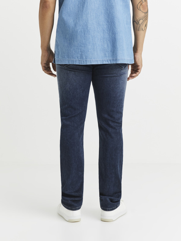 Celio Sötétkék férfi slim fit farmer Celio