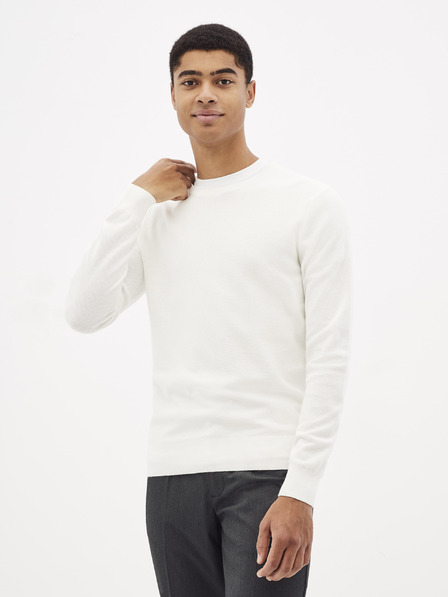 Celio Fehér alap pulóver Celio Nepic