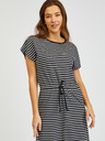 Sam 73 Fehér és fekete női csíkos ruha SAM73 Sagitta