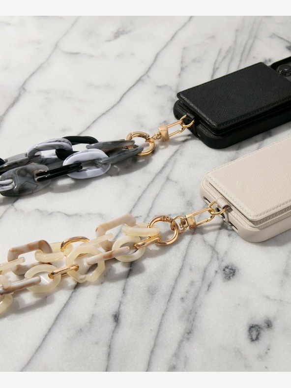 Anne Klein Anne Klein krémszínű borító iPhone 14 Pro készülékhez