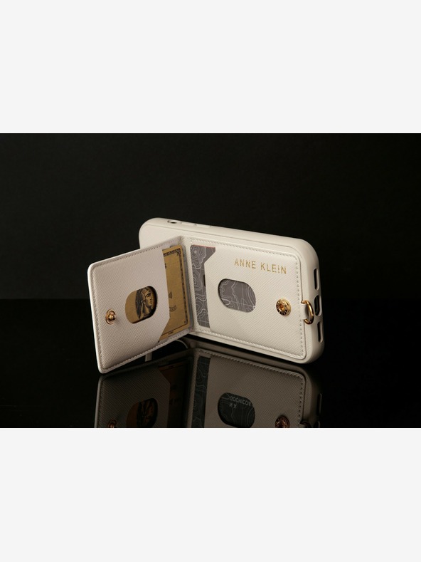 Anne Klein Anne Klein krémszínű borító iPhone 14 Pro Max készülékhez