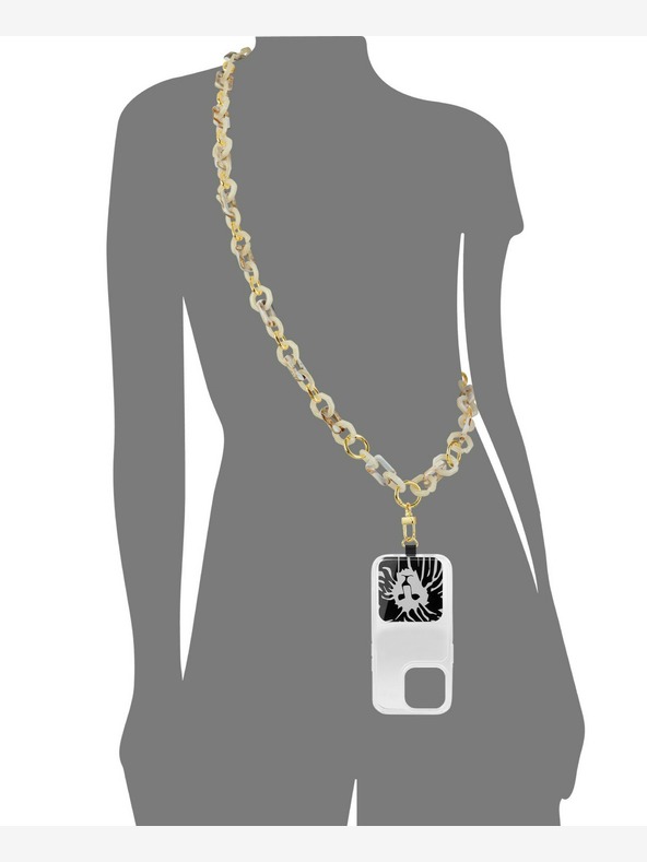 Anne Klein Műanyag crossbody lánc mobiltelefonhoz Anne Klein WK4028GPIV műanyag keresztlánc Anne Klein WK4028GPIV