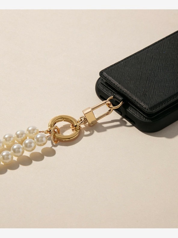 Anne Klein Fekete Anne Klein borító iPhone 14 Pro készülékhez