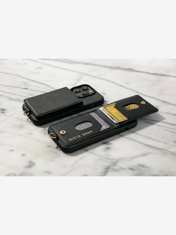 Anne Klein Fekete Anne Klein borító iPhone 14 Pro Max készülékhez