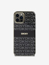 DKNY PC/TPU ismétlődő mintás tonális csíkos Magsafe hátlap iPhone 12/12 Pro fekete DKNY fekete DKNY