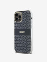 DKNY PC/TPU ismétlődő mintás tonális csíkos Magsafe hátlap iPhone 12/12 Pro fekete DKNY fekete DKNY