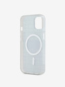 DKNY PC/TPU ismétlődő mintás tonális csíkos Magsafe hátlap iPhone 13-hoz Fekete DKNY DKNY