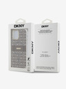 DKNY PC/TPU Ismétlődő mintás tonális csíkos Magsafe hátlap iPhone 12/12 Pro bézs DKNY