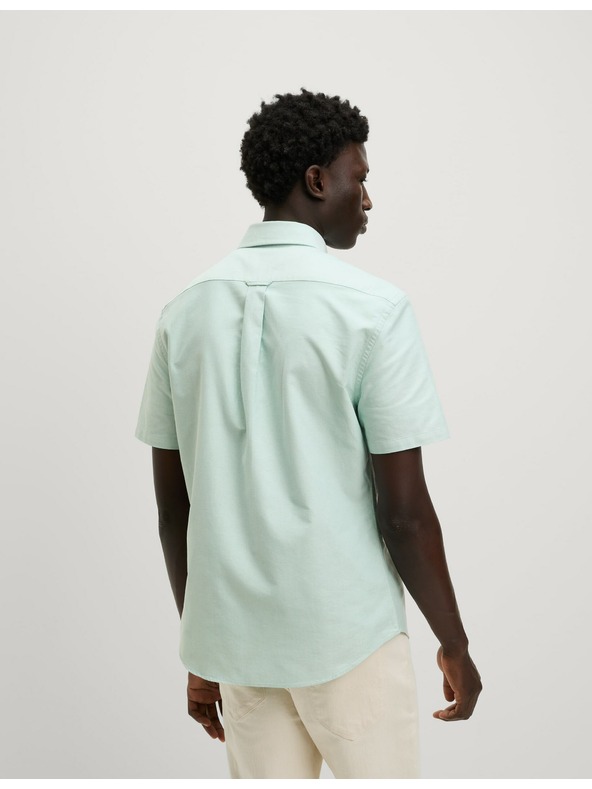 Marks & Spencer Oxford színű tiszta pamut ing The Ultimate Marks & Spencer zöld