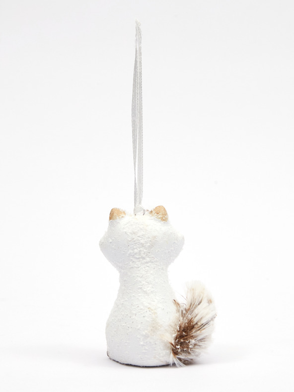 Kaemingk Fehér karácsonyi dekoráció Kaemingk - róka