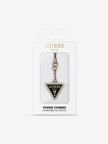 Guess Guess Strass háromszög fém logóval ellátott medál
