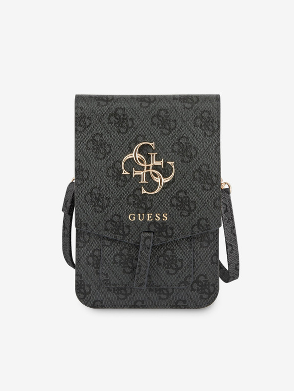 Guess PU 4G Metal Logo Taška na Telefon Grey Telefontok
