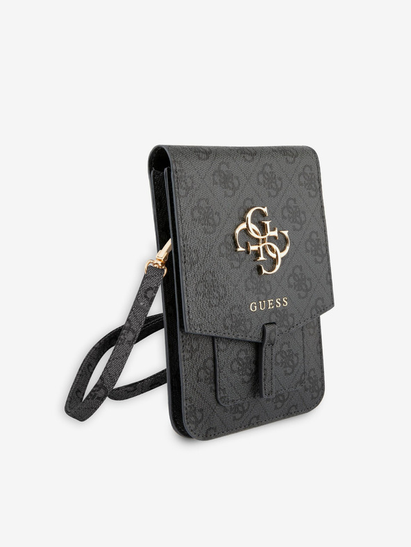 Guess PU 4G Metal Logo Taška na Telefon Grey Telefontok