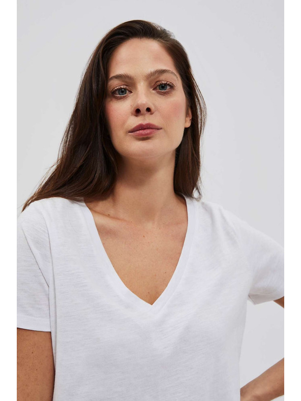 Moodo Fehér női póló Moodo