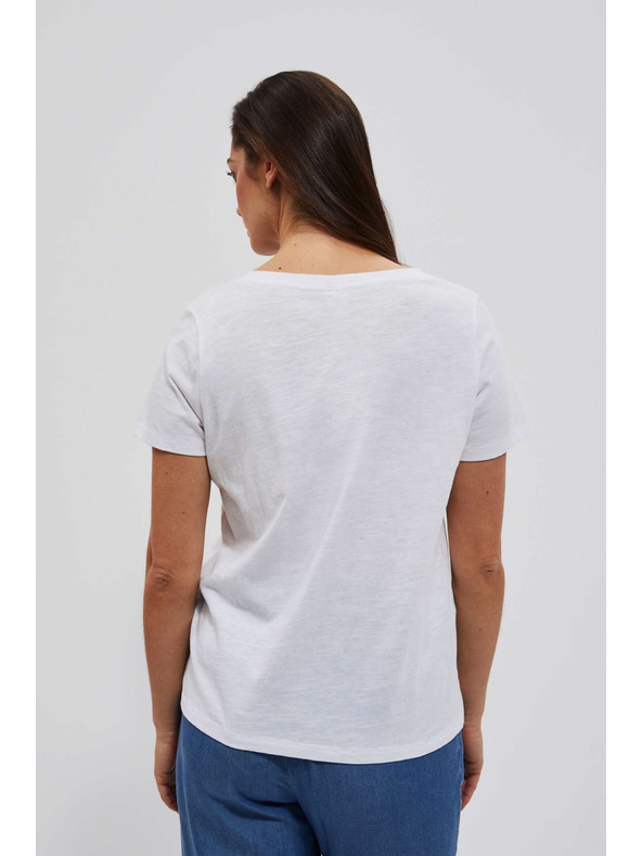 Moodo Fehér női póló Moodo