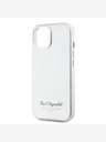 Karl Lagerfeld Szemcsés PU Hotel RSG hátlap iPhone 15 szürke Karl Lagerfeld Karl Lagerfeld