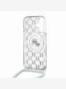 Karl Lagerfeld Karl Lagerfeld IML Monogram Keresztbőrönd K&CH Heads MagSafe hátlap iPhone 16-hoz átlátszó