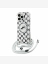 Karl Lagerfeld Karl Lagerfeld IML Monogram Kereszttest K&CH Heads MagSafe hátlapi borító iPhone 16 Pro-hoz Átlátszó