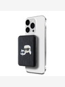 Karl Lagerfeld Karl Lagerfeld dombornyomott K&CH fejek MagSafe Powerbank 5000mAh fekete Karl Lagerfeld dombornyomott K&CH fejek MagSafe Powerbank 5000mAh fekete