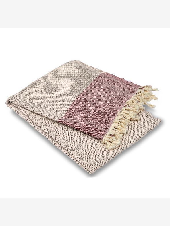 Balkanova Pamut ágytakaró Nefes III - cseresznyepiros