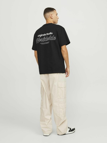 Jack & Jones Fekete férfi Jack & Jones Vesterbro póló