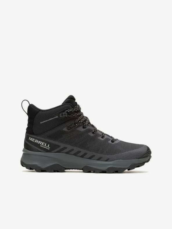 Merrell Fekete Férfi boka Kültéri tornacipő MERRELL Speed Eco Mid vízálló