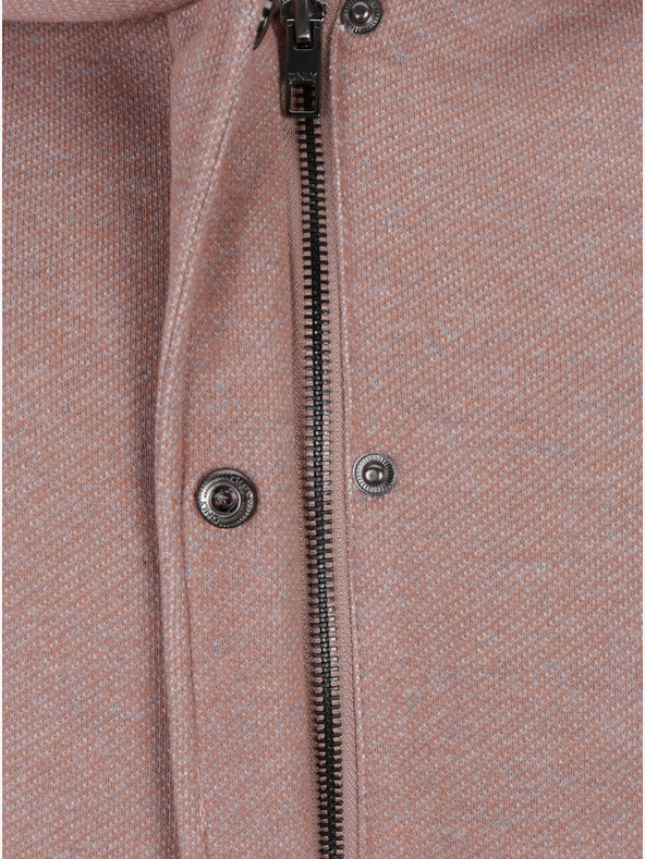 ONLY Régi rózsaszín női brindle könnyű kapucnis kabát ONLY Sedona