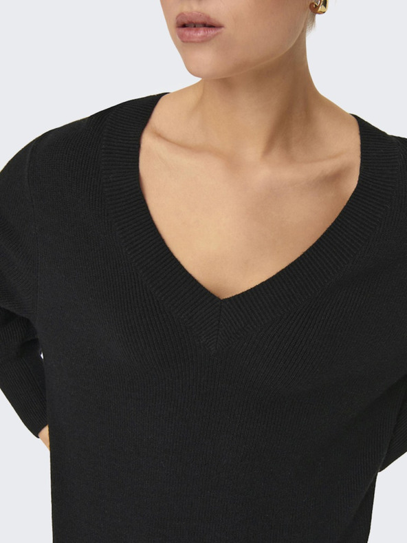 ONLY Fekete női pulóver ONLY Katia Katia ruha