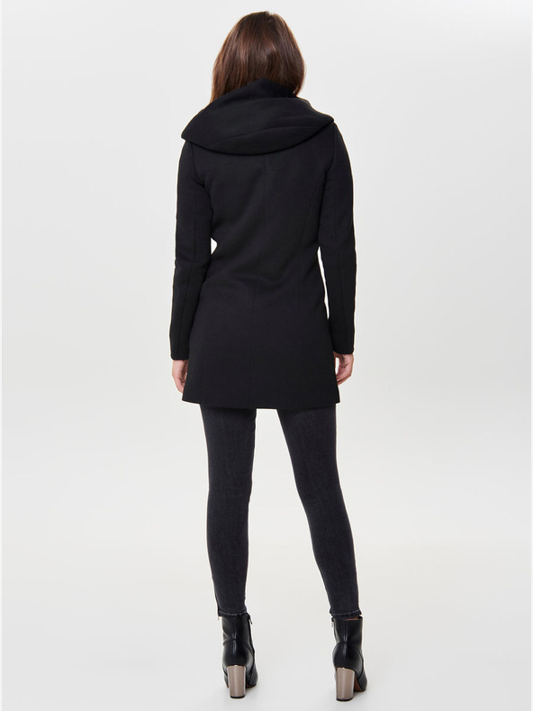 ONLY Fekete női könnyű, kapucnis kabát ONLY Sedona