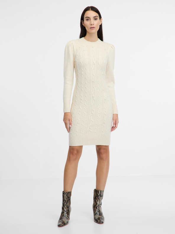 Orsay ORSAY krémszínű női pulóver ruha