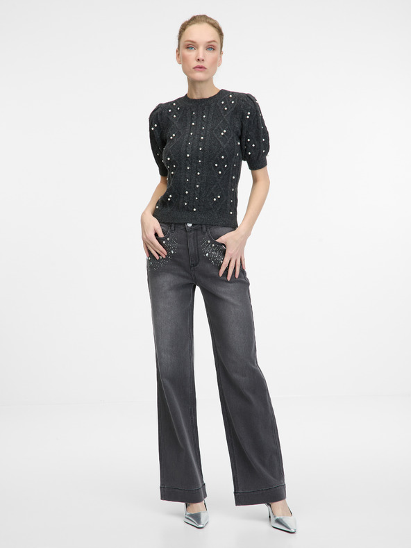 Orsay ORSAY sötét szürke női pulóver