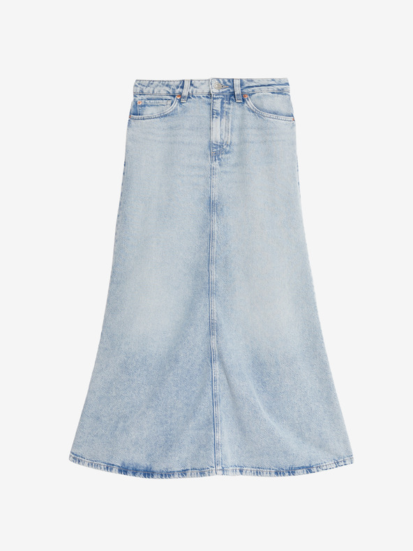 Marks & Spencer Marks & Spencer farmer maxiszoknya tengerészkék színben