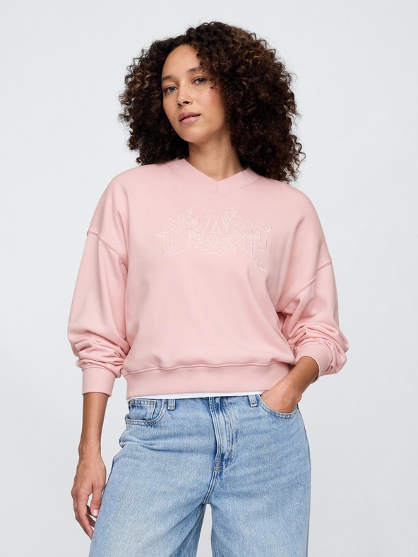 GAP Oversize polár pulóver GAP