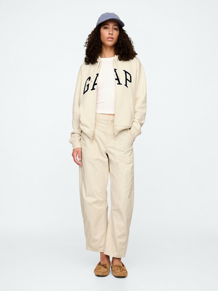 GAP Logós pulóver fleece anyaggal GAP