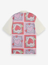 Scotch & Soda Scotch & Soda piros és krémszínű női mintás ingkabát