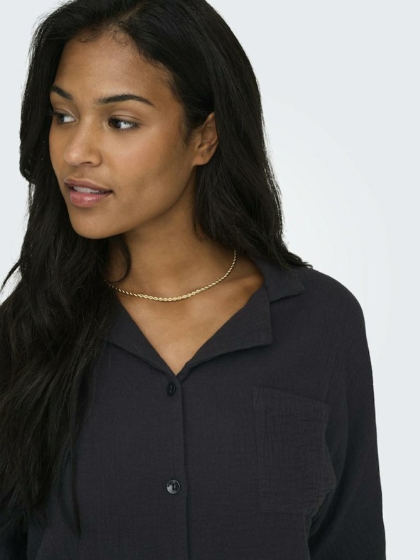 ONLY Sötétszürke női blúz ONLY Thyra