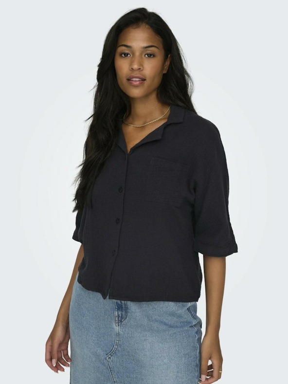 ONLY Sötétszürke női blúz ONLY Thyra