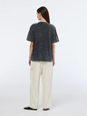 Scotch & Soda Krémszínű női Scotch & Soda nadrágok Scotch & Soda