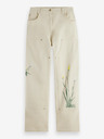 Scotch & Soda Krémszínű női Scotch & Soda nadrágok Scotch & Soda