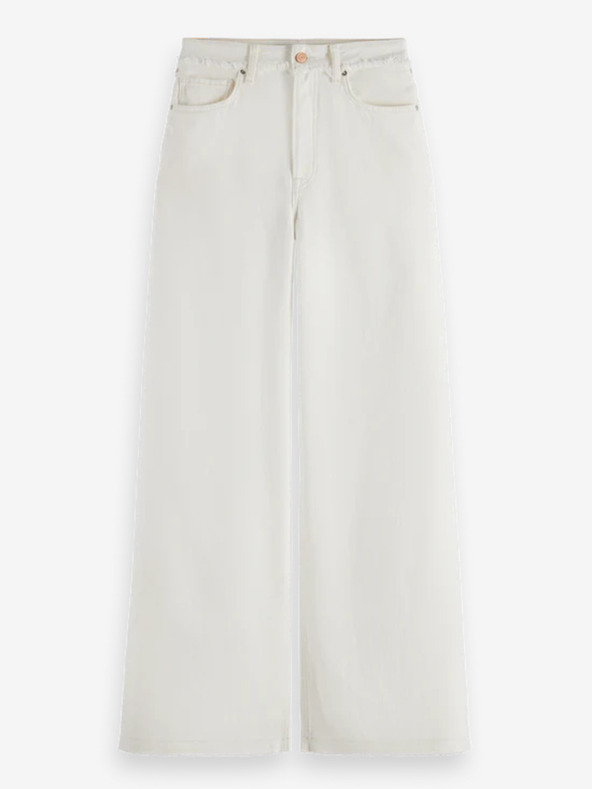 Scotch & Soda Scotch & Soda fehér női széles szárú farmernadrág