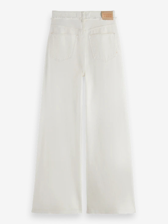 Scotch & Soda Scotch & Soda fehér női széles szárú farmernadrág